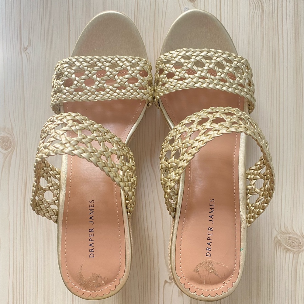 draper james wedge sandals